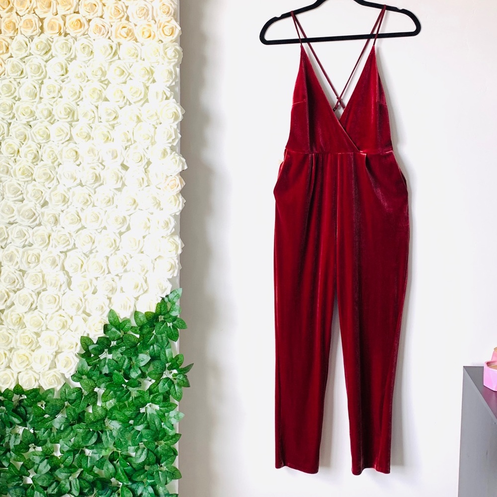 Velvet jumpsuit